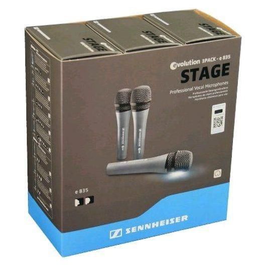 Sennheiser Evolution 3-pack bundle micros e835