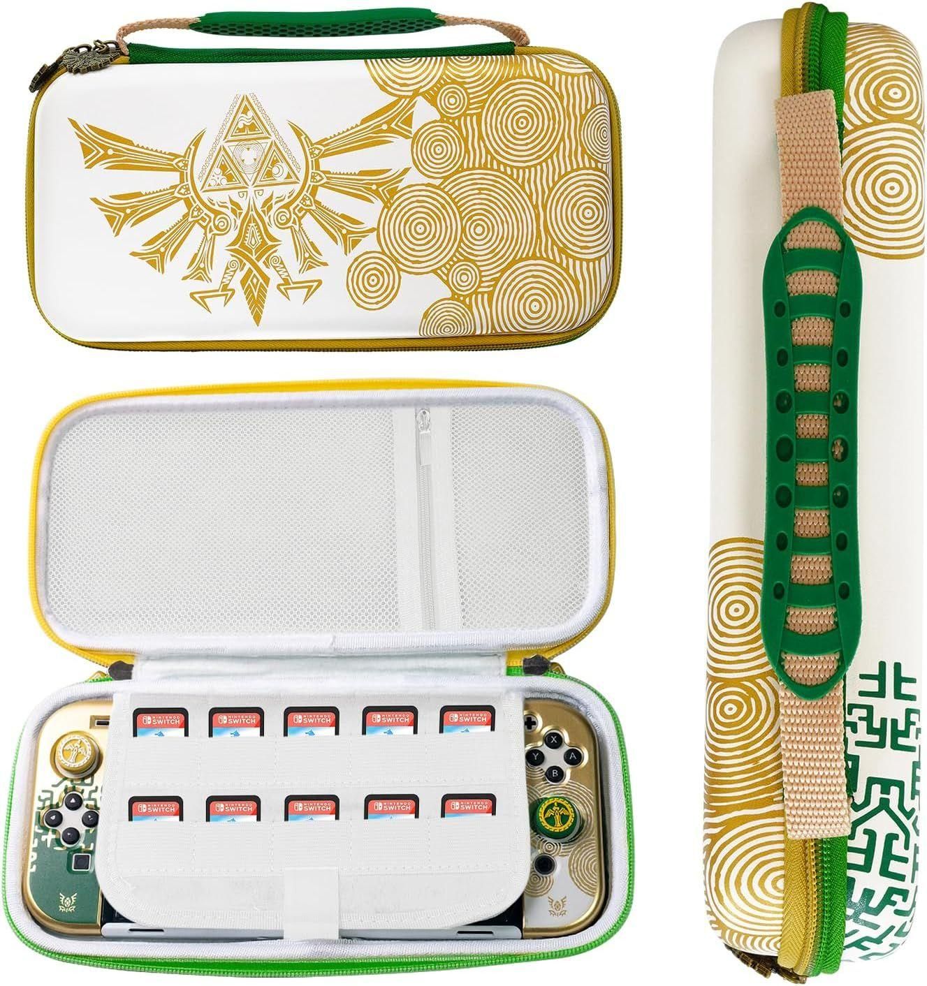Coque Pour Nintendo Switch Et Switch Oled (Zelda Tears Of The Kingdom), Sac...