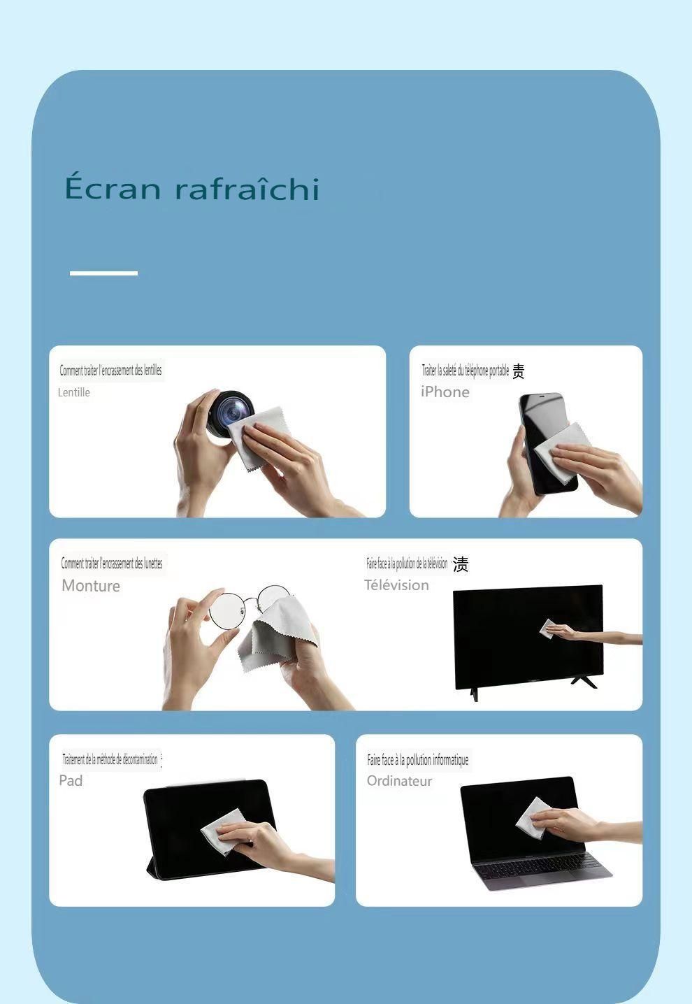 Nettoyant pour cran d'ordinateur LCD Spray de nettoyage Objectif de l'appa... - 2