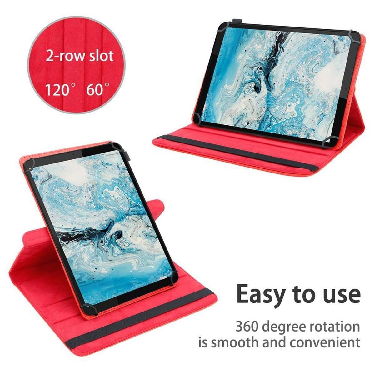 Cadorabo Housse Pour Tablette Compatible Avec Lenovo Tab M8 (8 Zoll) En Rou... - 2
