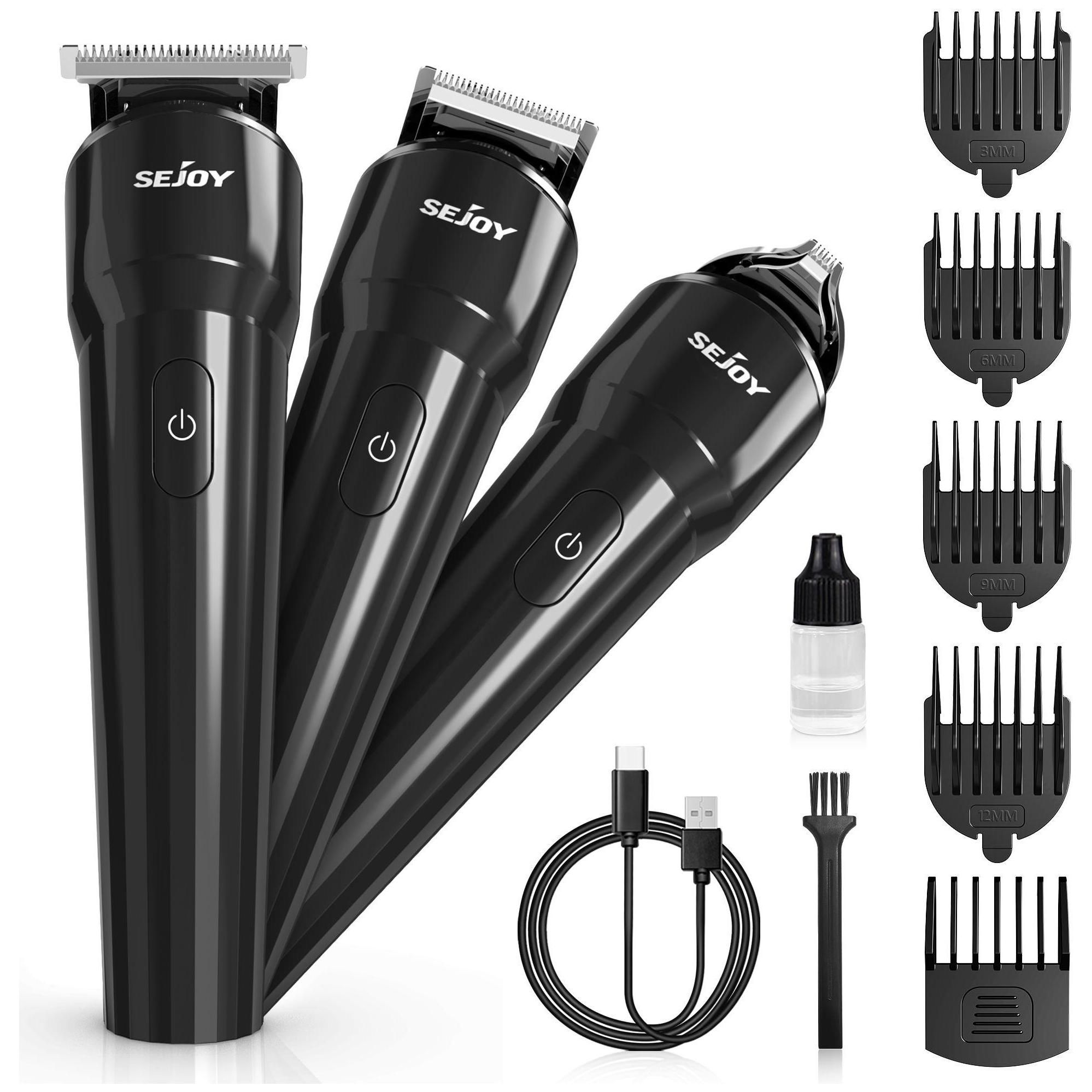 Tondeuse  Barbe Et Cheveux Sejoy Professionnelle Homme Sans Fils, Tondeuse...
