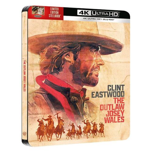Josey Wales, Hors-La-Loi - 4k Ultra Hd + Blu-Ray - Boîtier Steelbook Limité