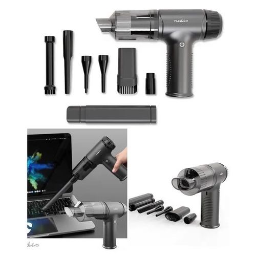 Aspirateur À Main Sans fil 90 W Rechargeables Mouiller / Sèche BATTERIE Li-Ion Noir pour pc portable