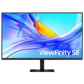 Samsung ViewFinity S8 S37D800UAU - S80UD Series - écran LED - USB - 37" - 3840 x 2160 UHD @ 60 Hz - VA - 350 cd/m² - 3000:1 - HDR10 - 5 ms - HDMI, DisplayPort, USB-C - noir