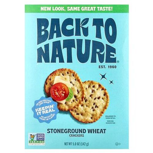 Back To Nature, Biscuits Croquants, Blé Moulu, 142 G
