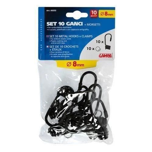 Lampa Lot De 10 Crochets Métalliques Avec Happes - 60252