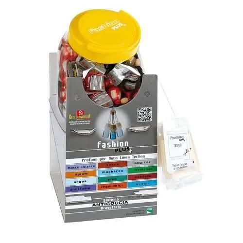Désodorisant Présentoir Assortis Profumi & Co Fashion Plus Techno - Gris/Blanc/Multicolore - Tu