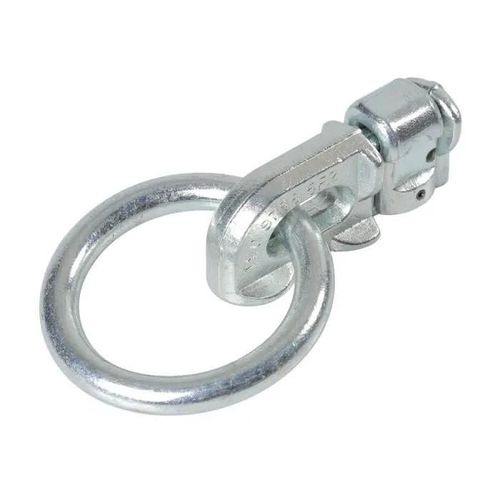 Pion D'arrimage À Anneau Avec Double Pivot Pour Rails D'arrimage Coulissants Type 4 Lampa - Argenté - Tu