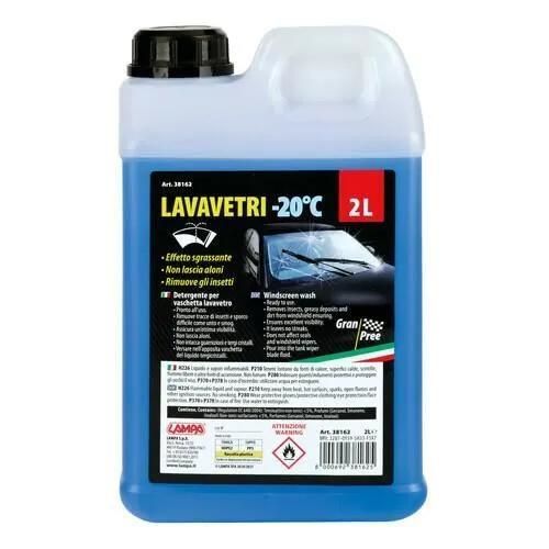 Nettoyant Liquide Vitres Gran-Pree (-20°C) - Blanc/Noir - 2000 Ml