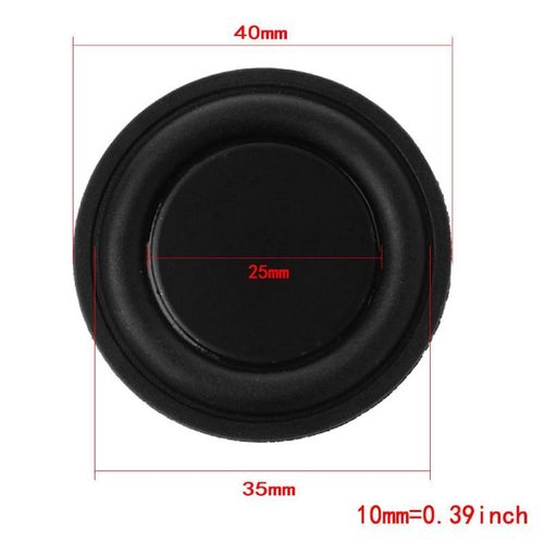 Haut-parleur passif 70mm,Kit de réparation pour Home cinéma,2 pièces,radiateur de basses,Membrane à vibrations,,2021 - Type 40mm