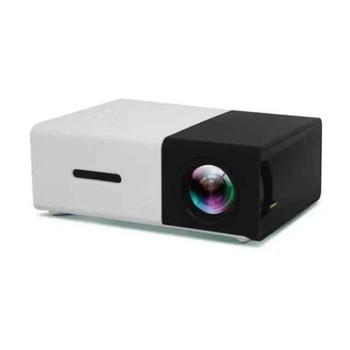 Yg300 mini LED projecteur portable HD Théâtre HDMI USB Audio home 4K media player vidéoprojecteur Beamer pour film via le port HD - Type Black EU Plug