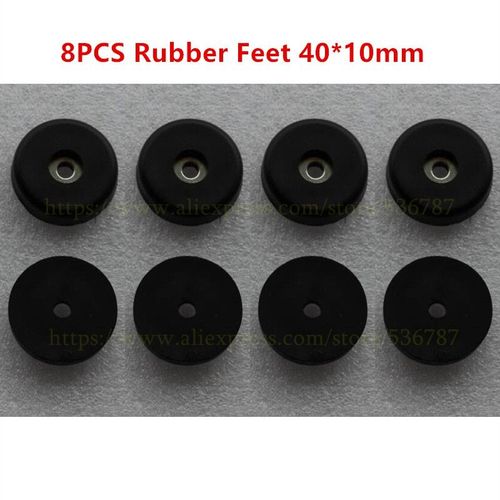 Kit de réparation 8 pièces,accessoires 40x10mm pieds en caoutchouc pour Home cinéma caisson de basses mélangeur professionnel Audio F4010 DJ haut-parleur