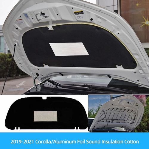 Couvercle Avant De Voiture Pour Toyota Cortrustsedan 2007-2021,Pare-Feu Moteur,Joint En Coton,Capot Chauffant,Couche D'isolation Phonique - Type 2019-2021