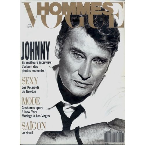 Vogue Hommes Special Johnny  N° 152 : Johnny Sa Meilleure Interview - L'album Des Photos Souvenirs