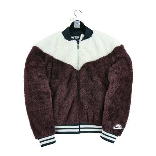 Reconditionné - Veste Polaire Femme Teddy Sherpa - Taille M - Femme - Bordeaux