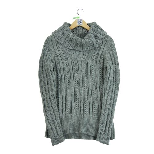 Reconditionné - Pull Femme En Laine Gris - Taille Xl - Femme - Gris