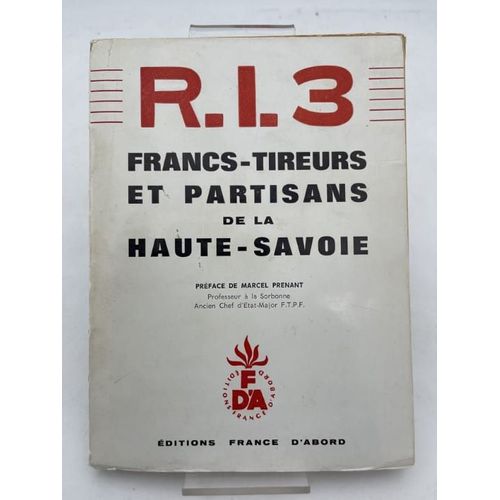 R-I-3. Francs-Tireurs Et Partisans De La Haute-Savoie