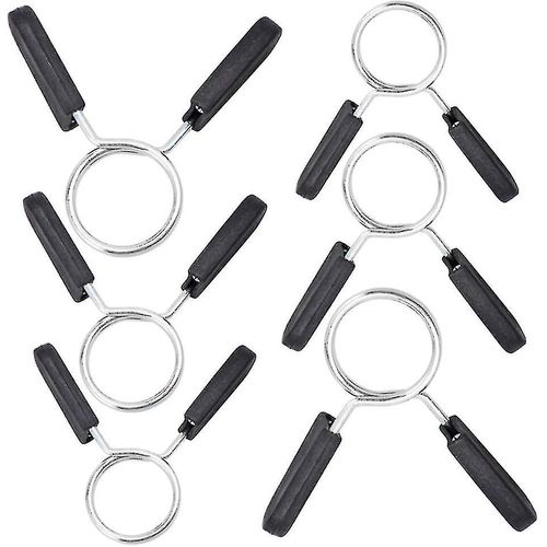 Pinces À Ressort 6pcs Pour Le Poids, Bouchon De Barre D¿Haltères 25/28 / 30mm, Pinces À Ressort D¿Haltères-Ce