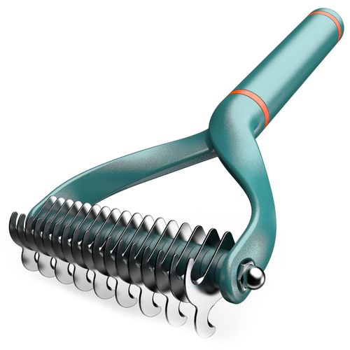 Outil De Toilettage Râteau De Sous-Poil Double Face Pour Chiens, Brosse De Peignes De Dématage Pour L¿Épilation Des Poils D¿Animaux