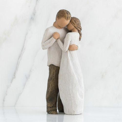 Figure de couple, Romantique ensemble Sculpture de couple, Deep Loved Statue Cadeau pour mariage, anniversaire, Saint-Valentin, anniversaire