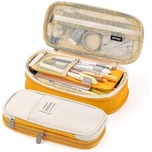 Grande Capacité Crayon Pen Case Grand Sac De Rangement Pochette Porte Boîte