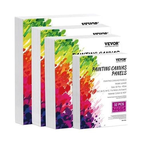 Toile À Peindre-Vevor-Lot De 32-Avec 4 Tailles-Pour La Peinture Pour Croquis, Peinture Acrylique Et À L'huile, Aquarelle