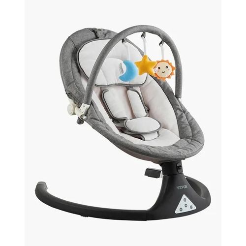 Balancelle Transat Bébé-Vevor-5 Vitesses 3 Positions De Siège-Barre De Jouets-Charge 9 Kg-Pour Bébé Nouveau-Nés 0-9 Mois