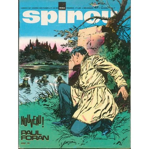 Spirou Magazine  De 1968  N° 1592