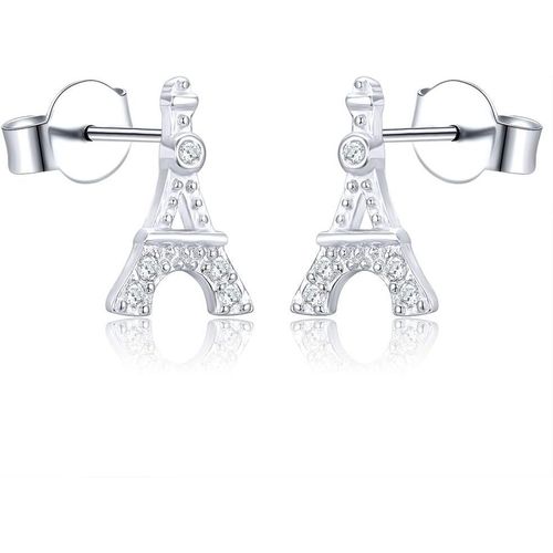 Boucles D'oreilles Hypoallergéniques Paris Tour Eiffel En Argent Sterling 925 Petites Boucles D'oreilles Cadeau Pour Femme