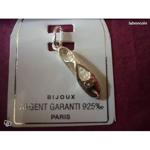 Pendentif En Argent Chausson De Danse