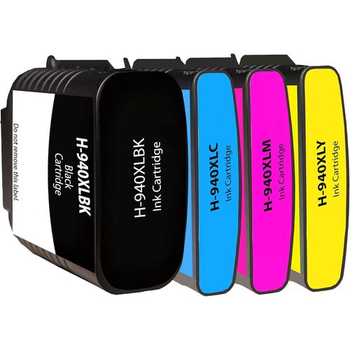 4 Cartouches d'encre Compatible avec HP 940XL pour HP Officejet Pro 8000 8500 8500A A909A A910A