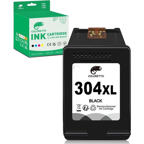 304 XL Cartouches d'encre Remanufacturées pour HP 304XL pour HP AMP 100 120 125 130 Envy 5000 5010 5012 5020 5030 Deskjet 2600 2620 2621 2622 2630 3755 3700 3722 3730 3752 Imprimante Noir