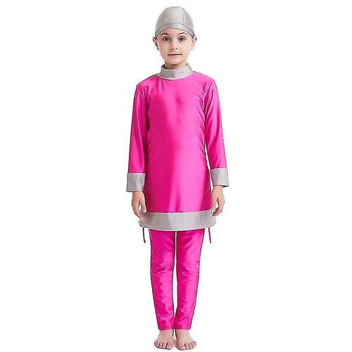 Maillot De Bain Islamique Enfants Filles Modeste Couverture Complète Maillot De Bain Musulman Plage Burkini