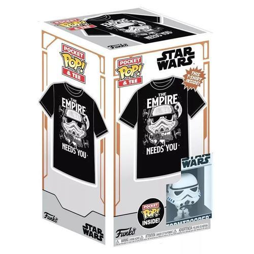 Star Wars Pocket Pop! & Tee Set Figurine Et T-Shirt Stormtrooper (Kd)