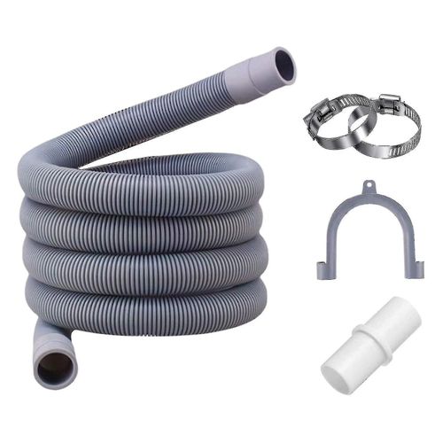 Kit de tuyau d¿extension de tuyau de vidange extensible 19mm-28mm Manchette pour Siemens Electrolux Machines à laver Lave-vaisselle1.5m-CE