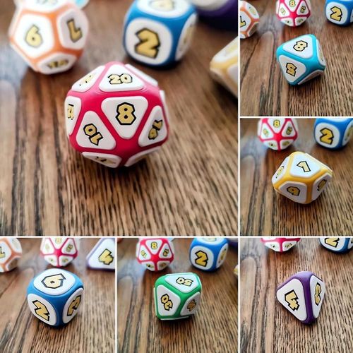 Champignon Party Table Dices Stress Relief Dés Intéressants Jouet Pour Voyage À La Maison