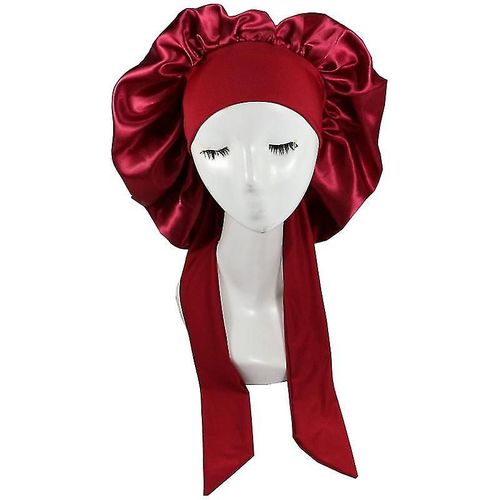 Bonnet En Soie Satin Bonnet Pour Dormir Bonnet Avec Cravate Band Night Cap
