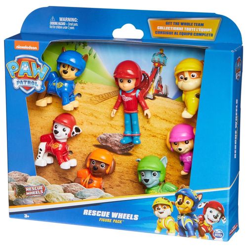 La Pat' Patrouille Multipack De 7 Figurines Rescue Wheels La Pat' Patrouille