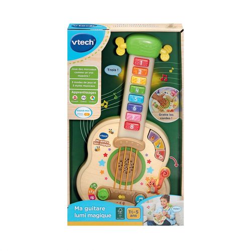 Vtech Baby Ma Guitare Lumi Magique (Jouet Avec Partie Bois Certifie Fsc)