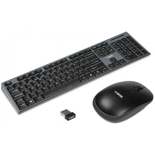 Ibox ikms606w clavier rf sans fil anglais noir