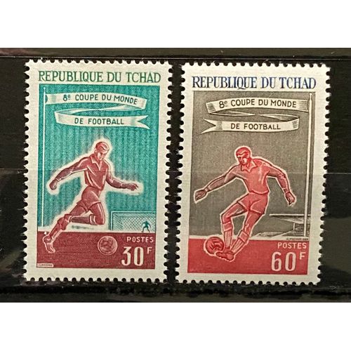 Lot De 2 Timbres Neufs** Tchad 1966 Y&t N° 127 / 128