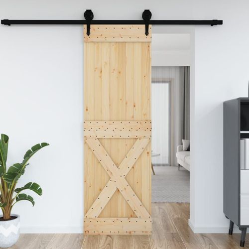 vidaXL Porte 70x210 cm bois massif de pin