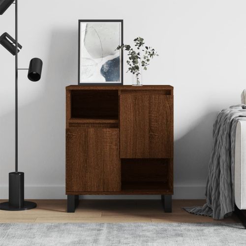 Vidaxl Buffet Chêne Marron 60x35x70 Cm Bois D'ingénierie