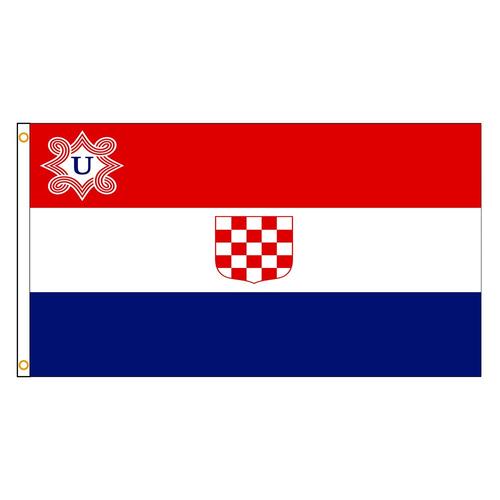 90x150 Cm Bannière De Décoration Intérieure Ou Extérieure, 90x150cm, Hrv, Hrvatska, Croatie Drapeau Haute Qualité ""Nipseyteko""