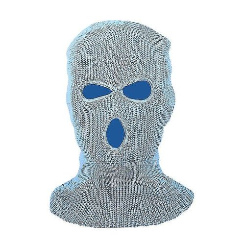 Mode D¿Hiver Chaud Ak47 Savage Ski Masque Chapeaux 3 Trous Tricot Couverture Complète Du Visage Chapeau De Cagoule Unisexe Bonnets De Broderie