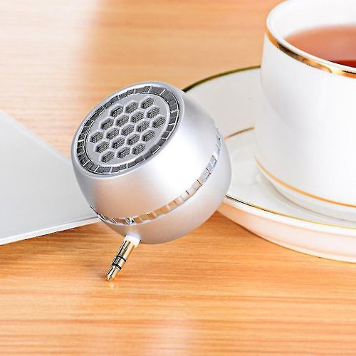 Haut-parleur sans fil portable Téléphone externe universel 3.5mm Jack Mini Sound Boxrose Gold1pcs