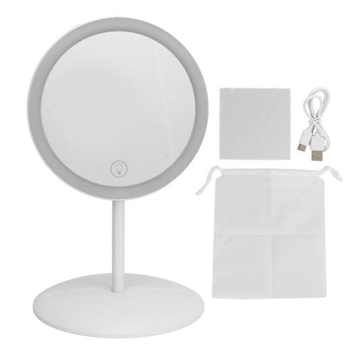 Led Maquillage Miroir Amovible Pliable Touch Control Light Usb Charging Portable Vanity Mirror