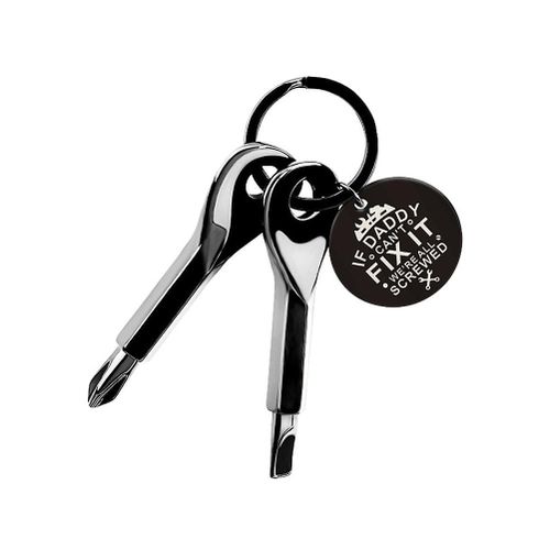 Porte-Clés Tournevis Outil Cadeaux Pour Hommes Tournevis Portable Clé À Fente Pour Hommes Bricolage Bricoleur Électricien