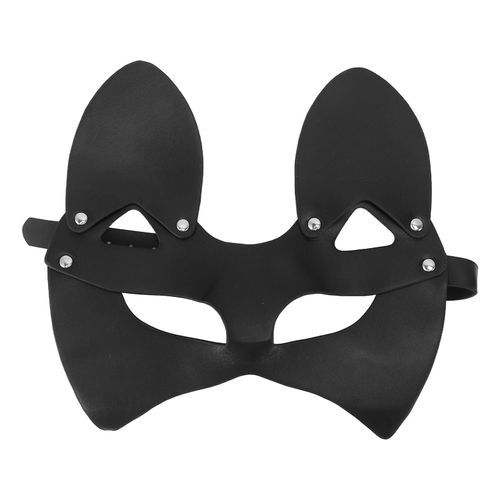 Pu Cuir Cat Masque Durable Cosplay Animal Half Face Mask Mode Mascarade Pu Party Mask For Party Home Club