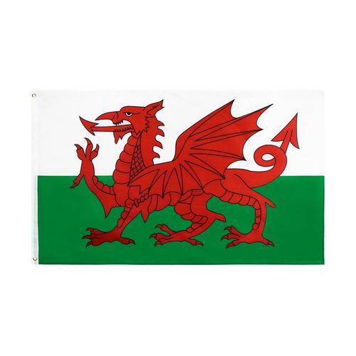 90x150 Cm Suspension Dragon Rouge Pays De Galles, 90x150cm, Sensation Cymru Drapeau Haute Qualité ""Nipseyteko""